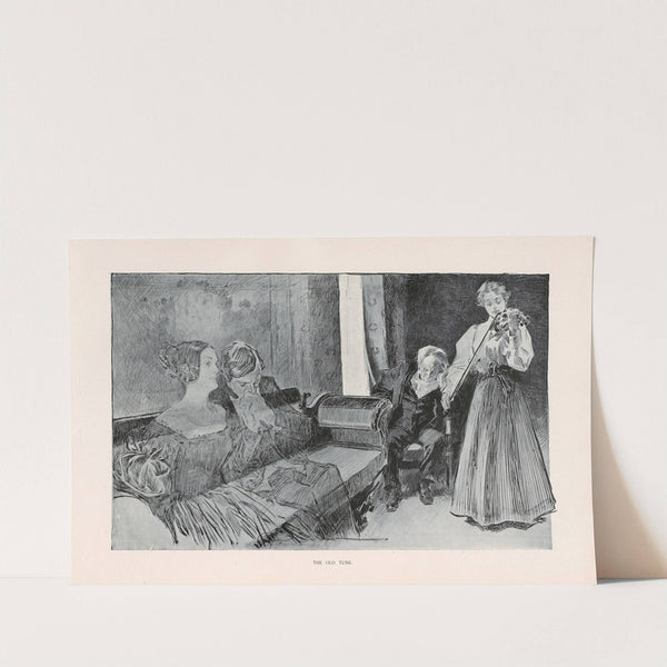 The old tune (1896) by Charles Dana Gibson