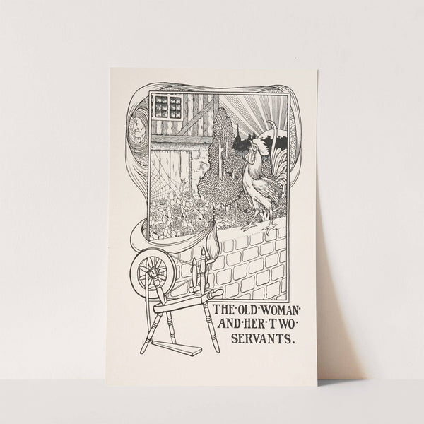 The old woman and her two servants (1900) by Percy J. Billinghurst