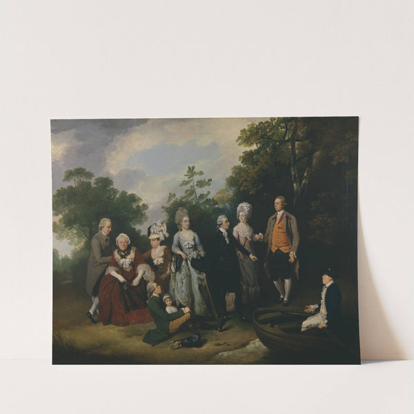 The Oliver And Ward Families by Francis Wheatley
