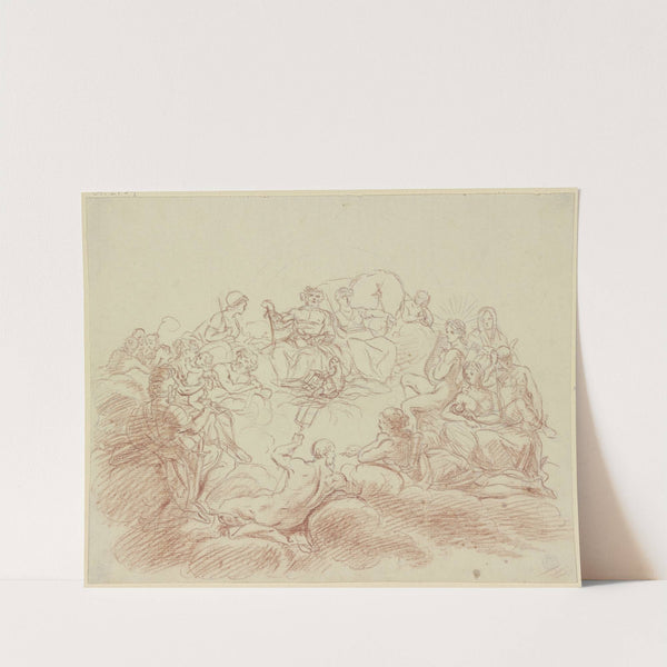 The olymp (ca. 1774) by Daniel Nikolaus Chodowiecki