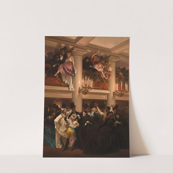 The Opera Ball (1866) by Eugène Giraud