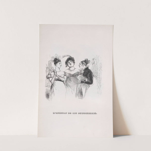 The Opinion of these Ladies by J. J. Grandville