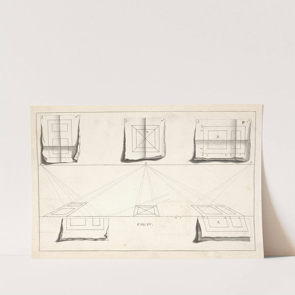 The optical delineation of a square. by Andrea Pozzo