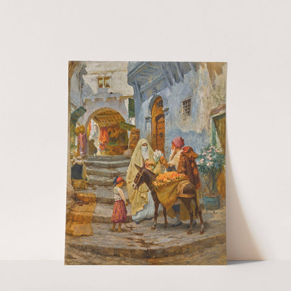 The orange seller ( 1920) by Frederick Arthur Bridgman