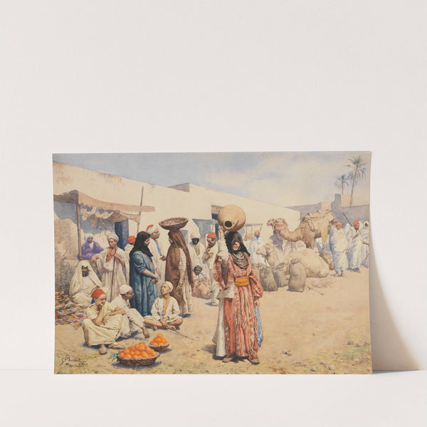 The orange sellers by Giulio Rosati