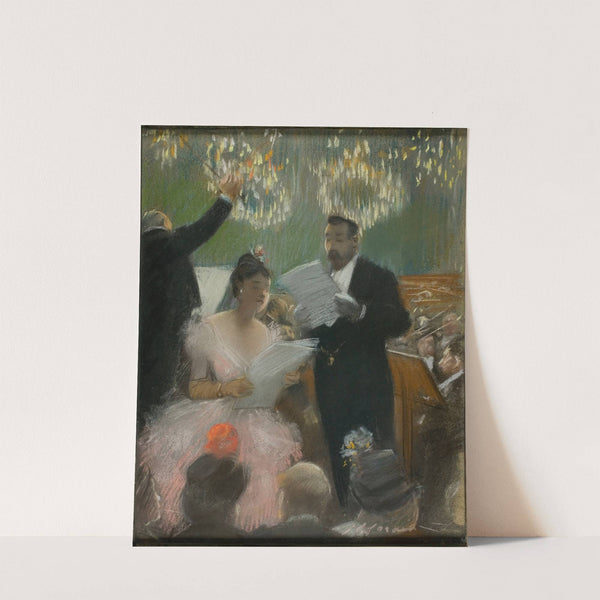 The Orchestra (c. 1880) by Jean-Louis Forain