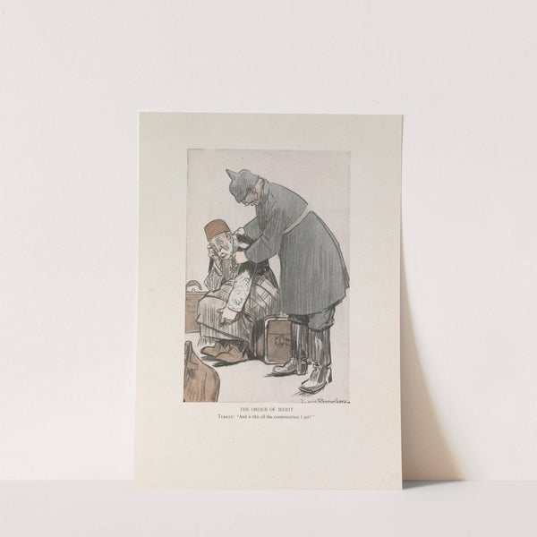 The Order of Merit (1916-1917) by Louis Raemaekers