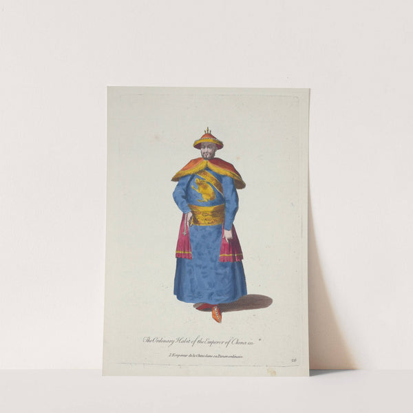 The ordinary habit of the emperor of China. L’Empereur de la Chine dans sa parure ordinaire. (1757-1772) by Charles Grignion
