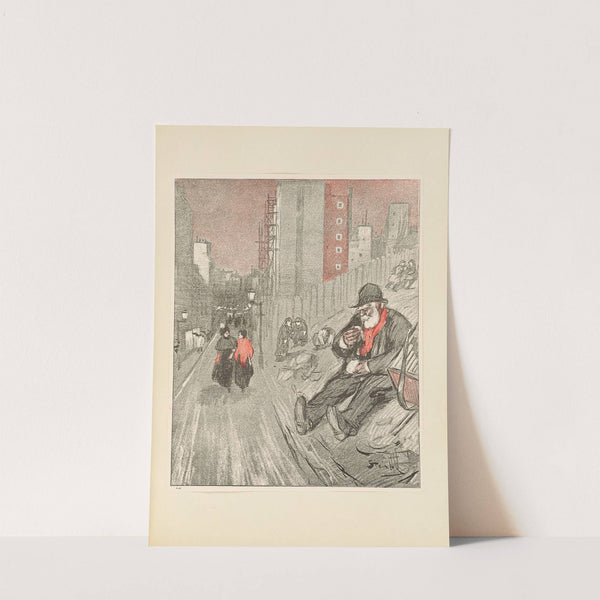 The Organ-Player (1912) by Théophile Alexandre Steinlen