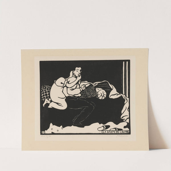 The Other’s Health (La Santé de l’Autre) (1898) by Félix Vallotton