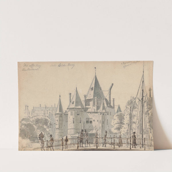 The Oude Waag in Amsterdam Seen from the North-East by Martinus Rørbye