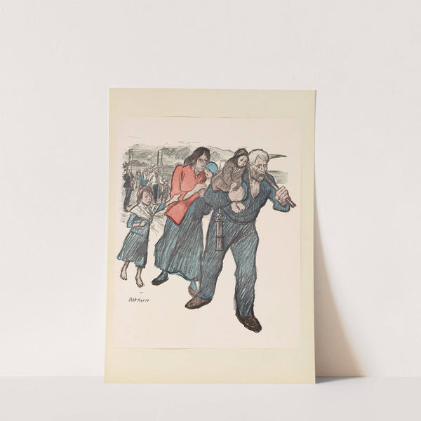 The Outrage of The Pas De Calais (1912) by Théophile Alexandre Steinlen