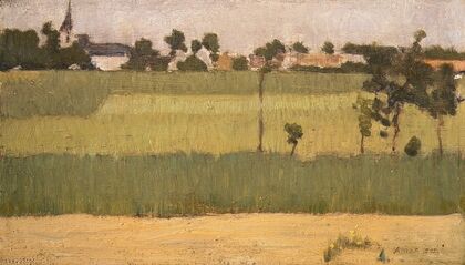 The Outskirts of a Village (ca. 1880)