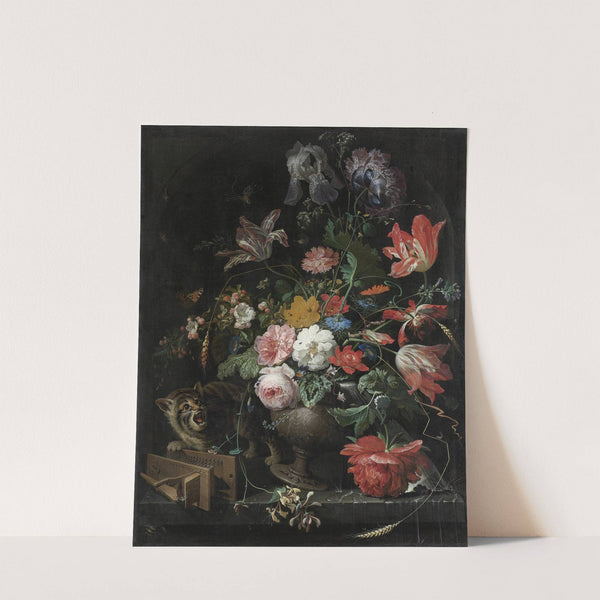 The Overturned Bouquet (1660 - 1679) by Abraham Mignon