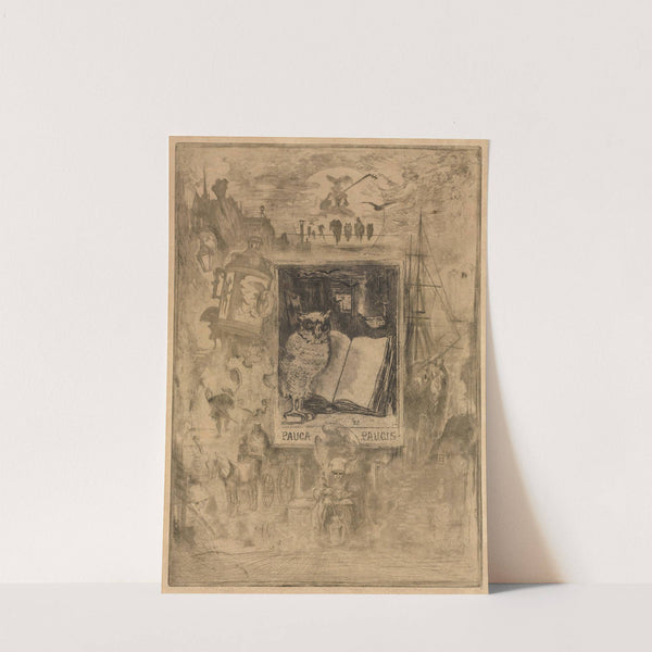 The Owl (1883) by Félix Hilaire Buhot