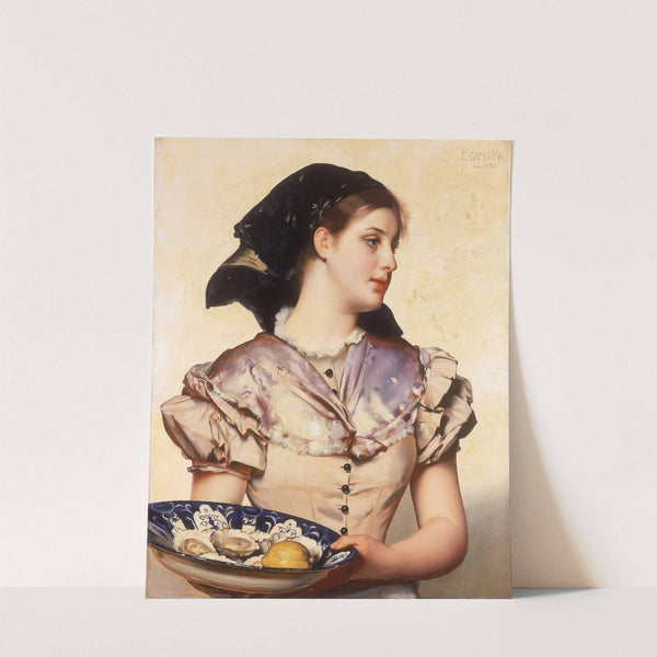 The Oyster Girl by Karl Gussow