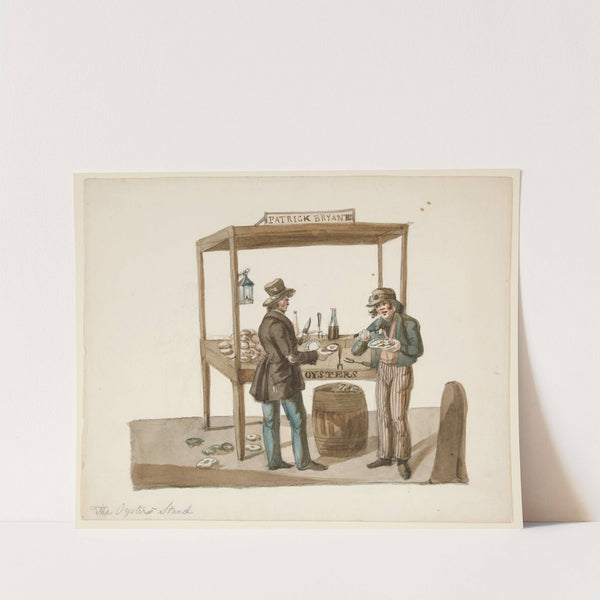 The Oyster Stand by Nicolino Calyo