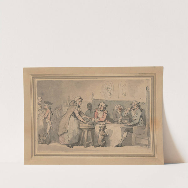 The oyster woman by Thomas Rowlandson