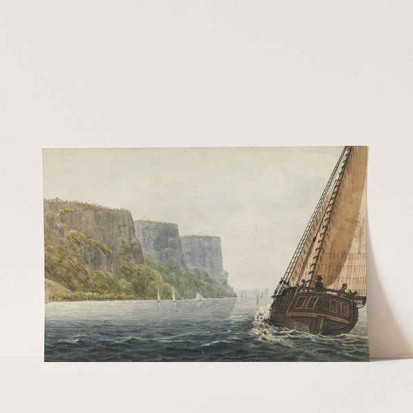 The Packet 'Mohawk of Albany' Passing the Palisades by Pavel Petrovich Svinin