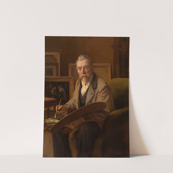 The Painter Alexandre Nestor Nicolas Robert by Herman Richir