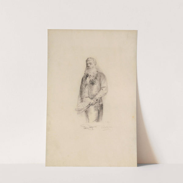 The Painter Ernest Meissonier by Charles Albert Waltner