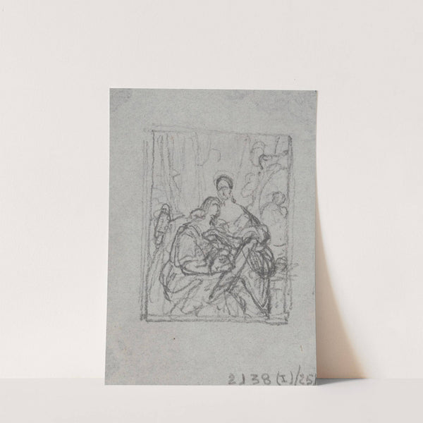 The Painter Raphael and La Fornarina by Nicaise De Keyser