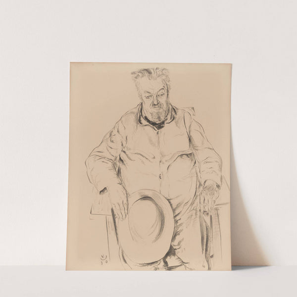 The Painter Valerius De Saedeleer by Valentijn Van Uytvanck