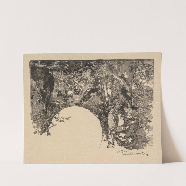 The Painters (1890) by Auguste Louis Lepère