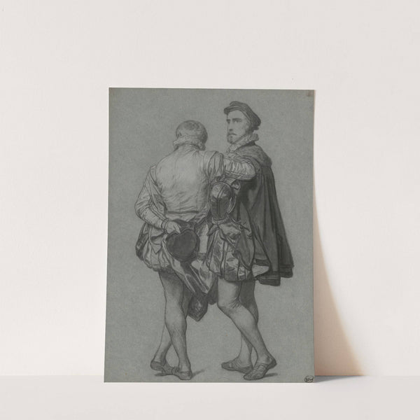 The Painters Gillis Coignet I and Antonio Moro by Nicaise De Keyser