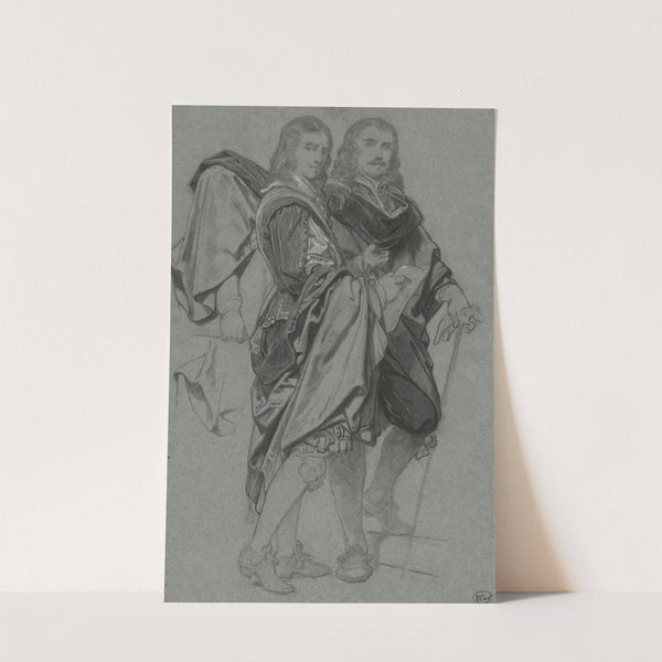 The Painters Gonzales Coques and David Rijckaert by Nicaise De Keyser