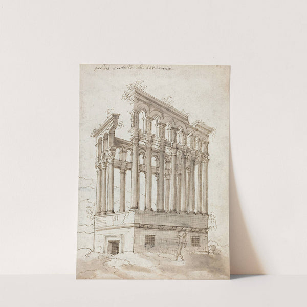 The 'Palais Tutelle' near Bordeaux by Jacques Androuet Ducerceau I