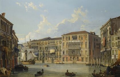 The Palazzo Foscari On The Grand Canal, Venice