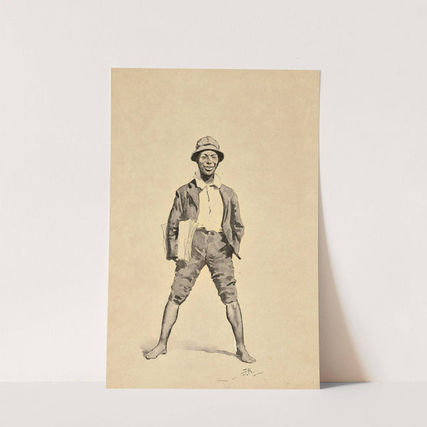 The Paper Boy (circa 1894) by Frederic Remington