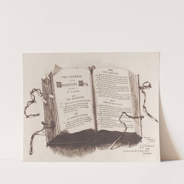 The Parable of the Prodigal Son; Frontispiece (1882) by James Tissot