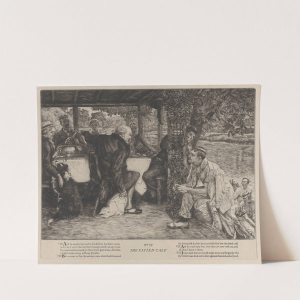 The Parable of the Prodigal Son, No. IV; The Fatted Calf (1882) by James Tissot