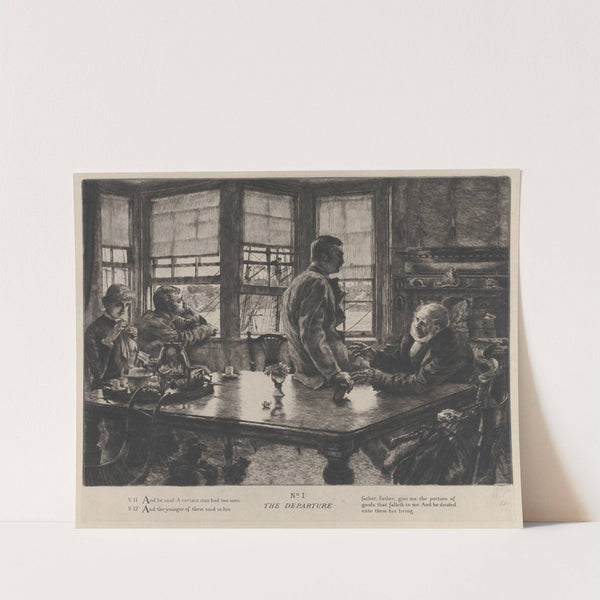 The Parable of the Prodigal Son; The Departure No. 1 (1882) by James Tissot