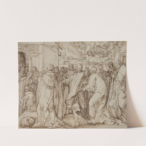 The Parable of the Tribute Money by Master of the Egmont Albums