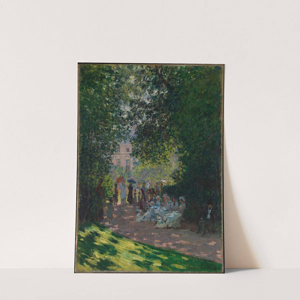 The Parc Monceau (1878) by Claude Monet