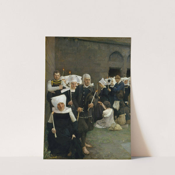 The Pardon in Brittany by Pascal-Adolphe-Jean Dagnan-Bouveret