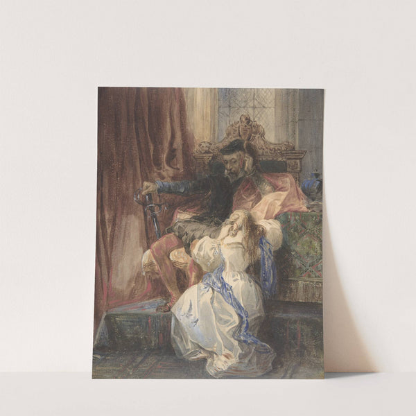 The Pardon Refused (from Sir Walter Scott's 'Kenilworth') by Camille-Joseph-Etienne Roqueplan