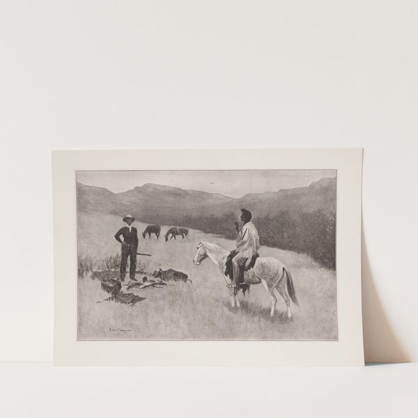 The parley (1902) by Frederic Remington