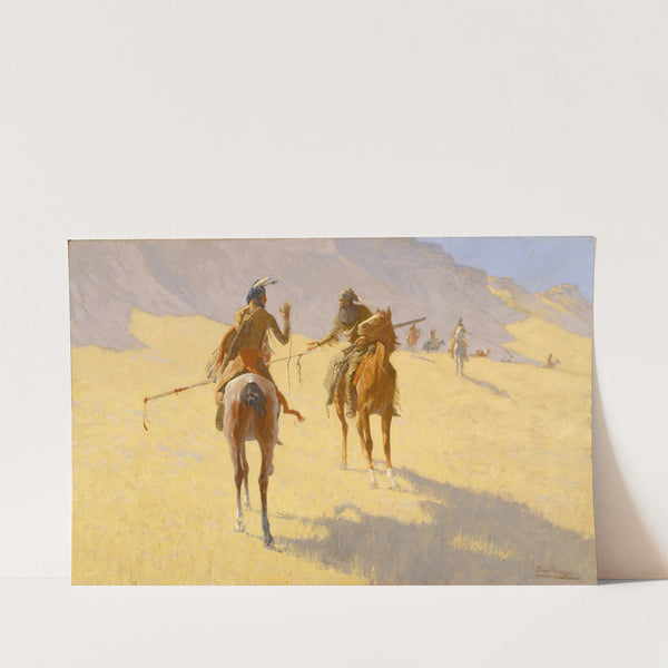 The Parley (1903) by Frederic Remington