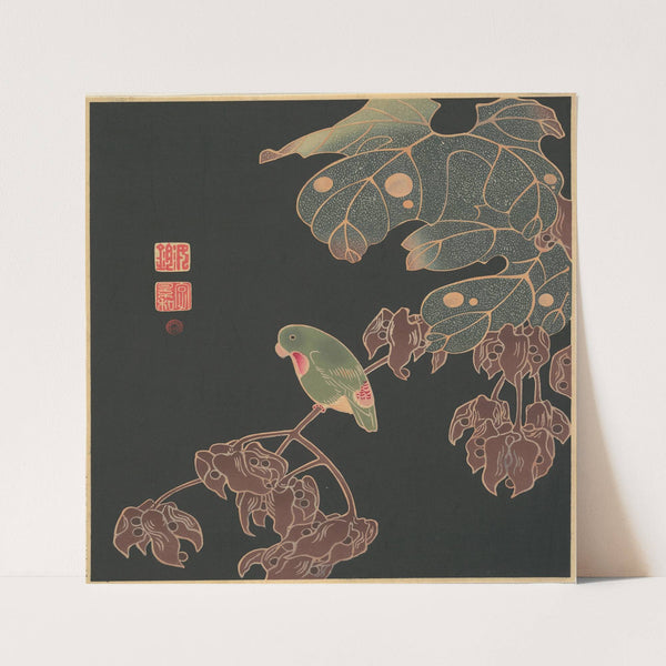 The Paroquet (ca. 1900) by Itō Jakuchū