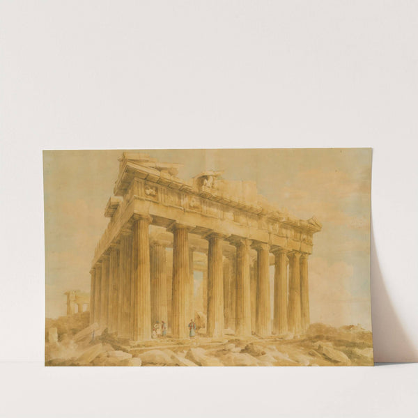 The Parthenon from the Northwest by Giovanni Battista Lusieri
