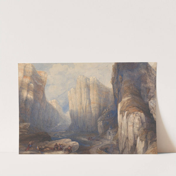 The Pass of Pancorbo, The Pyrenees by David Roberts