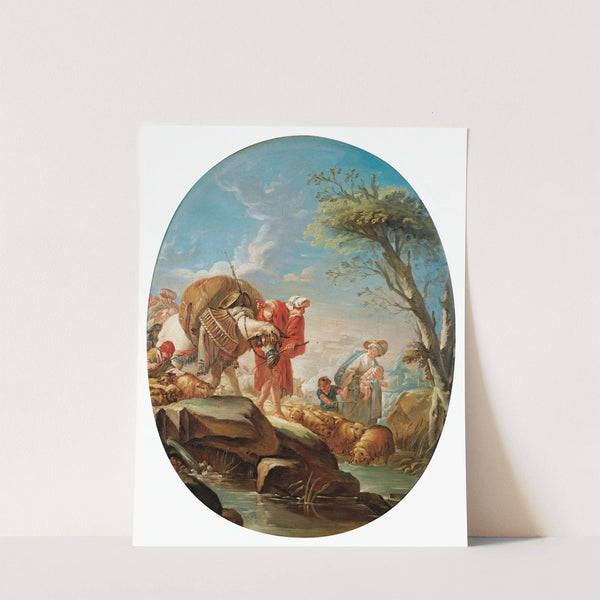 The Passage Of The Ford by Jean-Baptiste Deshays