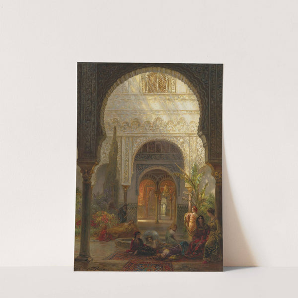 The Patio Della Reina, The Alcazar, Sevilla by Ernest Karl Eugen Koerner