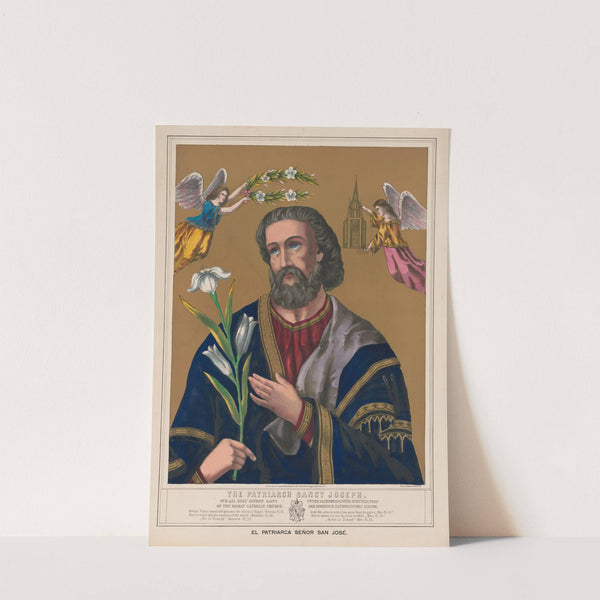 The patriarch Sanct Joseph our all holy patron saint of the Roman Catholic church (1870) by Henry Jerome Schile