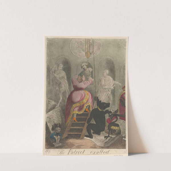 The Patriot Exalted (ca. 1788) by James Sayer