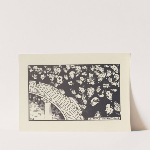 The Patriotic Ditty (Le Couplet patriotique) (1893) by Félix Vallotton